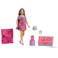 Barbie Party Unboxed Doll &amp; Accessories, Glam Party Series With 10 Surprises Including Color-Change, Pink Sparkle Doll, Jfy67