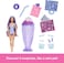Barbie Pop Reveal Series Fashion Doll &amp; Accessories Set, Treat Series, Donut Dreams Theme with Pet, 8 Surprises Include Color Change, Jfy60