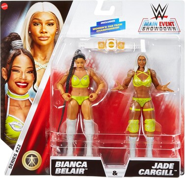 مجموعة WWE الرئيسية المكونة من 2 قطع من جايد كارجيل وبيانكا بلير (22 قطعة)