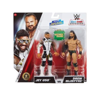WWE Main Event Showdown Jey Uso vs Drew McIntyre 2-Pack (15.24 cm)