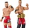 مجموعة شخصيات ماتيل WWE Main Event Showdown المكونة من قطعتين مع ملحق، السلسلة رقم 22، مجموعة أوستن ثيوري وجرايسون والر القابلة للتجميع، 6 بوصات