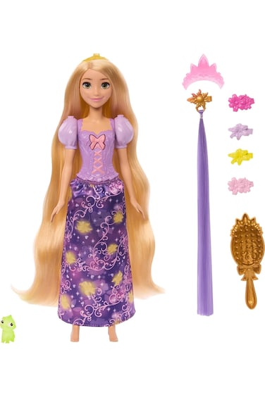 Disney Princess Light-Up Hair Rapunzel Fashion Doll JHL46