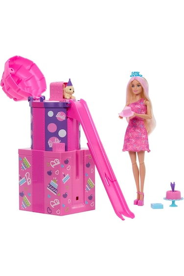 Barbie Party Unboxed Surprise And Slide
