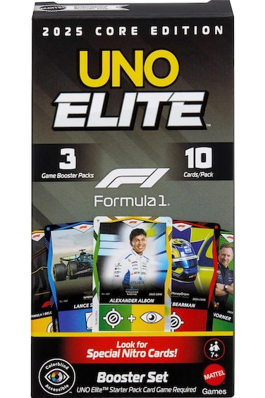 UNO Elite Formula 1 2025 Core Edition Booster Set