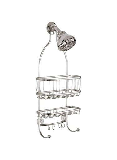 Rizwan01 Hanging Bath Shower Caddy Silver