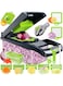 AWH Amzeth 16 in 1 Food Chopper, Pro Onion Cutter, Kitchen Veggie Slicer Dicer, with 8 Blades, Potato Carrot Garlic Chopper, Gray