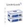 LocknLock Classic Airtight Rectangular Containers 1L &ndash; Pack of 2 &ndash; BPA-Free, Microwave, Freezer &amp; Dishwasher Safe