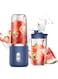 BONITA Portable Wireless Electric Juicer Blender   Powerful Fruit Vegetable Juicer Blender   400ML Transparent Juice Cup   Automatic Multipurpose Mini USB Rechargeable   Blender Cut Juicer Mixer(Blue)
