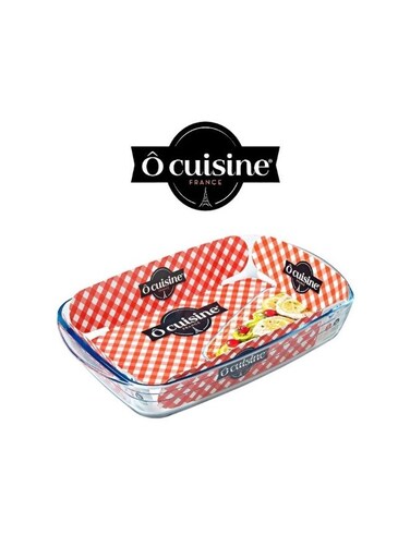 Ocuisine&Acirc;&reg; 2.6L Rectangle Roaster - French-Made Borosilicate Glass, Oven Safe, Even Heat Distribution