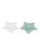 2-Piece Star-Shaped Silicone Sink Strainer Multicolour