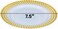 7.5'' White &amp; Gold Disposable Plastic Plates &ndash; 24g, Sturdy &amp; Elegant &ndash; Pack of 120 plates