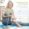 Auvon Dual Channel Tens Unit Muscle Stimulator Machine With 20 Modes, 2" And 2"X4" Tens Unit Electrode Pads