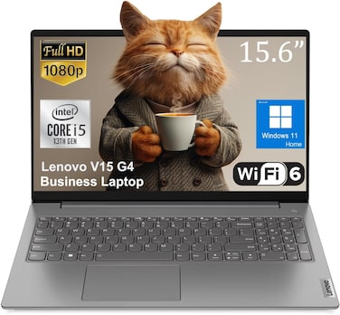 Lenovo V15 G4 15.6" Business Laptop, FHD Anti-Glare Display, Intel 10-Core i7-13620H (Beat Ultra 7 255U),40GB RAM, 1TB SSD, WiFi 6, Bluetooth 5.2, Windows 11 Pro, with 5ave 6-in-1 Accessory Kit