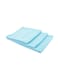 Waffle Weave Kitchen Towel, 100% Cotton, with Hanging Loop Ultra Soft Absorbent Quick Drying Dish Cloth, Tea and Hand Towels, 3 Pack , Aqua Blue
