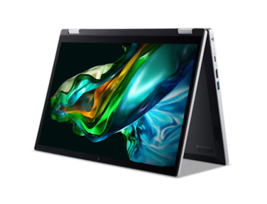 Acer Aspire 3 Spin 14 A3SP14-31PT-38YA, Intel Core i3-N305, 8GB RAM, 256GB SSD, 14-inch WUXGA IPS Touch, Windows 11 Home in S Mode, Pure Silver, English Keyboard NX.KN1AA.005- International Version