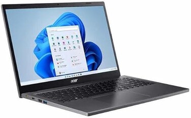 Acer Aspire 5 A515-58PT-59VW Laptop, 15.6" lCD IPS Display, Intel Core i5-13420H, 8GB RAM, 512GB SSD, Intel UHD Graphics, Window 11 S Mode, English Keyboard, Pure Silver,International Version