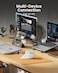 ProtoArc Ergonomic Mouse, EM11 NL Wireless Vertical Mouse, Ergo Mouse with Multi-Device, USB-C Rechargeable Mice for Windows, Mac OS, PC/Notebook/Laptop,White