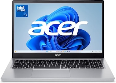 Acer Aspire Go 15 AI Ready Laptop, 15.6" Full HD IPS Display, Intel Core 3 N355 Processor, 8GB DDR5,  128GB SSD, Intel Graphics, Windows 11 Home in S Mode, English Keyboard, Pure Silver, International Version