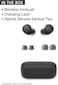 Sony WF-C510 Truly Wireless Earbuds, 22 hours battery life, Clearer hands-free calling, Multipoint Connection, Ambient Sound Mode, IPX4 Water Resistance, Black