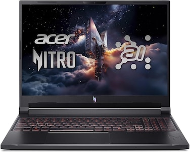 Acer Nitro V 16 AI 16 WUXGA IPS 180Hz Gaming Copilot+ PC Laptop, AMD Ryzen AI 7 350 Processor, 16GB RAM, 1TB SSD, NVIDIA GeForce RTX 5060 with 8GB VRAM, English KB, Windows 11, Shale Black, International Version