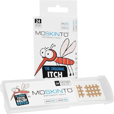 Moskinto: After-Bite Mosquito Itch Relief Patch, Instant Effect, Reduces Swelling, Insect Bite Relief (Travel Pack)