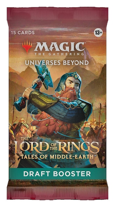 Magic: The Gathering Lord Of The Rings Tales Of Middle-Earth Draft Booster Single Pack (1 Random Piece)