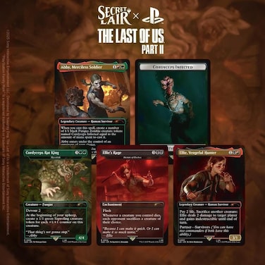 Magic the Gathering Secret Lair x The Last of Us Part II