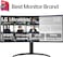 LG 34WR55QK-B 34-inch UltraWide WQHD (3440 x 1440) Curved Computer Monitor, 100Hz, 5ms, HDR10, Reader Mode, HDMI, DisplayPort, USB Type-C, Tilt/Height Adjustable Stand, Black