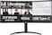 LG 34WR55QK-B 34-inch UltraWide WQHD (3440 x 1440) Curved Computer Monitor, 100Hz, 5ms, HDR10, Reader Mode, HDMI, DisplayPort, USB Type-C, Tilt/Height Adjustable Stand, Black