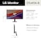 LG 27U411A-B 27-inch Full HD (1920 x 1080) IPS Computer Monitor, 120Hz, HDR10, Reader Mode, Flicker Safe, HDMI, Slim Stand Base, Black