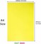 A4 Yellow Double Sided Foam Board (21 x 29.7 cm) &ndash; 6 Pack   5mm Thick Polystyrene Sheets for Model Making, Photo Mounting, Presentations, Arts &amp; Crafts, School &amp; Office