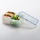 LocknLock 2.3L Rectangular Airtight Food Container with Divider - BPA-Free, Microwave, Freezer, and Dishwasher Safe