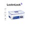 LocknLock 2.3L Rectangular Airtight Food Container with Divider - BPA-Free, Microwave, Freezer, and Dishwasher Safe