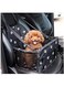Nyganmelloz Pet Dog Car Booster Seat Travel Carrier Cage Portable Folding Carrier with Seat Belt Oxford Breathable Folding Soft Washable Travel Bags for Dog Cats or Other Small Pet