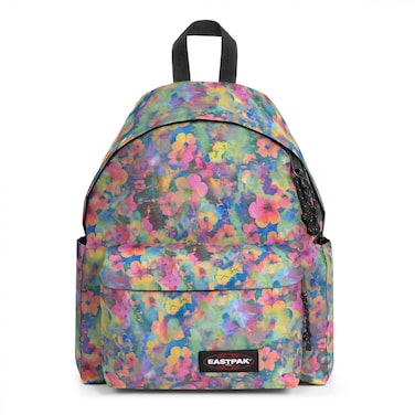 Eastpak Day Pak'R Flowerblur Mix Medium Backpack With Bottle Holder and Laptop Sleeve