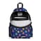 Eastpak Day Pak'R Flowerblur Navy Medium Backpack With Bottle Holder and Laptop Sleeve