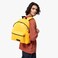 Eastpak Day Pak'R Tarp Yolk Medium Backpack With Bottle Holder and Laptop Sleeve