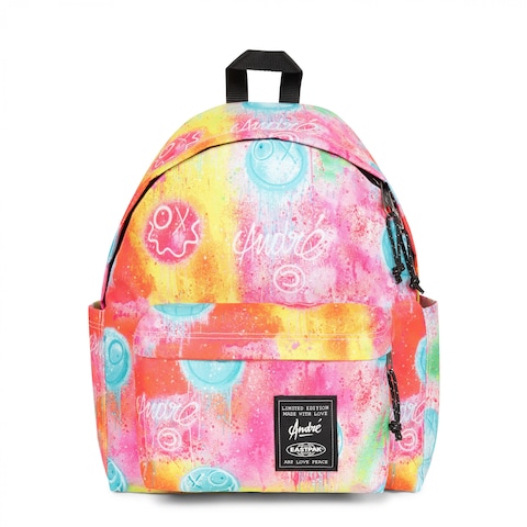 Eastpak Day Pak&#39;R Fluo Clouds Medium Backpack With Bottle Holder and Laptop Sleeve