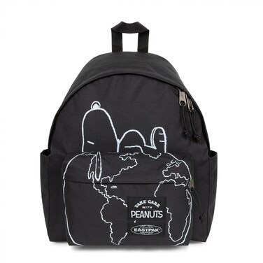 Eastpak-Day Pak'R-Medium backpack with bottle holder and laptop sleeve-Peanuts Placed-EK0A5BG47O11