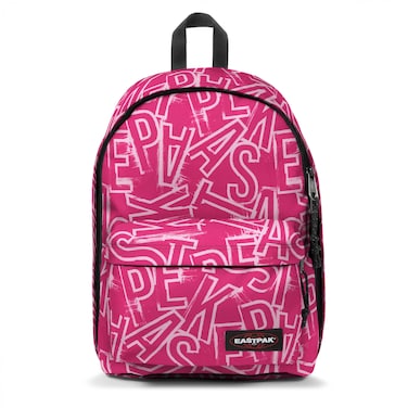 Eastpak-Out Of Office-Medium Backpack with laptop protection-Ep Letterspink-EK0007672O21