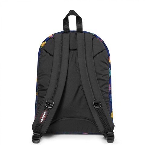 Eastpak Pinnacle Flowerblur Navy Medium Backpack with laptop protection