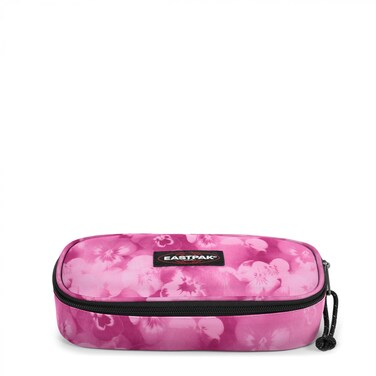 Eastpak-Oval Single-Hard Pencil Case-Flowerblur Pink-EK0007172O31