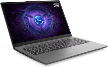 Lenovo LOQ 15IAX9E Gaming Laptop, 15.6" FHD IPS 144Hz Display, Intel Core i5-12450HX, 16GB RAM, 512GB SSD, GeForce RTX 3050 6GB GPU, English Keyboard, Win11, Luna Grey