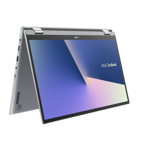 Asus ZenBook Q508UG-212.R7TBL Convertible 2-in-1 Laptop, AMD Ryzen 7-5700U, 8GB RAM, 256GB SSD, 2GB NVIDIA GeForce MX450, 15.6-inch FHD Touch, Windows 11, Silver, English KB (International Version)