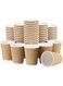 Khazna Brown Disposable Ripple Insulated Coffee Cups   Eco-Friendly Disposable Cups   Hot Beverage Corrugated Paper Cups   Tea Cup [50 cups]300ML