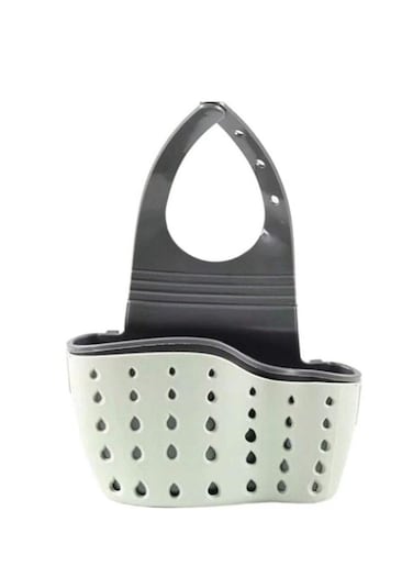 PVC Portable Adjustable Snap Kitchen Sink Faucet Storage Basket Drain Racks Sponge Holder