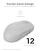 Lenovo 300 Wireless Compact Mouse (Arctic Grey) with battery