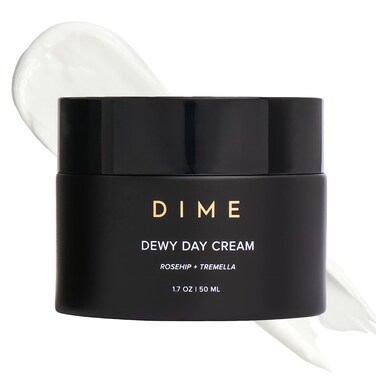DimeBeauty Dewy Day Cream, Morning Face Moisturizer with Rosehip Oil and Snow Mushroom, 1.7 oz / 50 ml