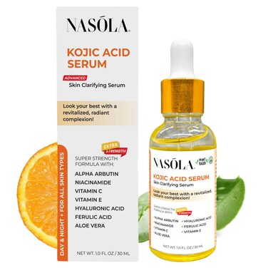 Kojic Acid Serum for Skin Clarifying, Complexion Revitalization Fade Cream with Alpha Arbutin, Vitamin C &amp; E, &amp; Niacinamide