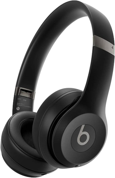 Beats Solo 4 Wireless On-Ear Headphones - Matte Black (International Version)